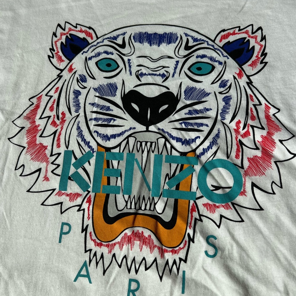 Kenzo Paris graphic tiger tshirt